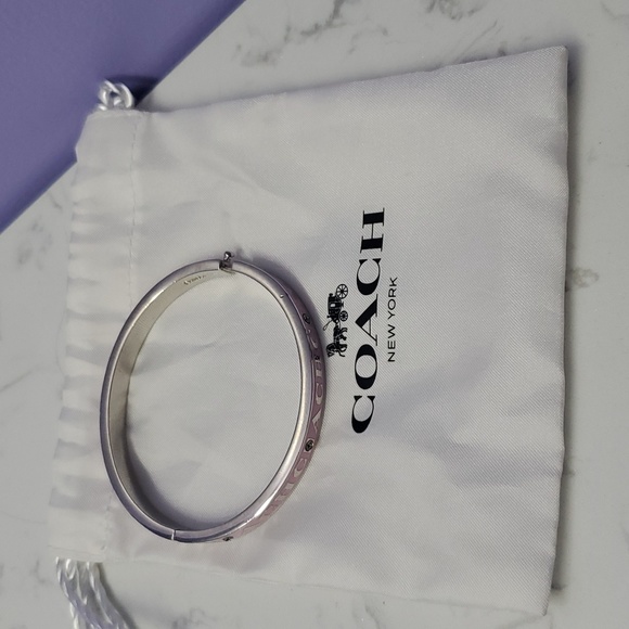 Coach Jewelry Dust Bag 💎  size -4.5" x 5"  vintage,  authentic perfect for 💍 - Picture 3 of 4